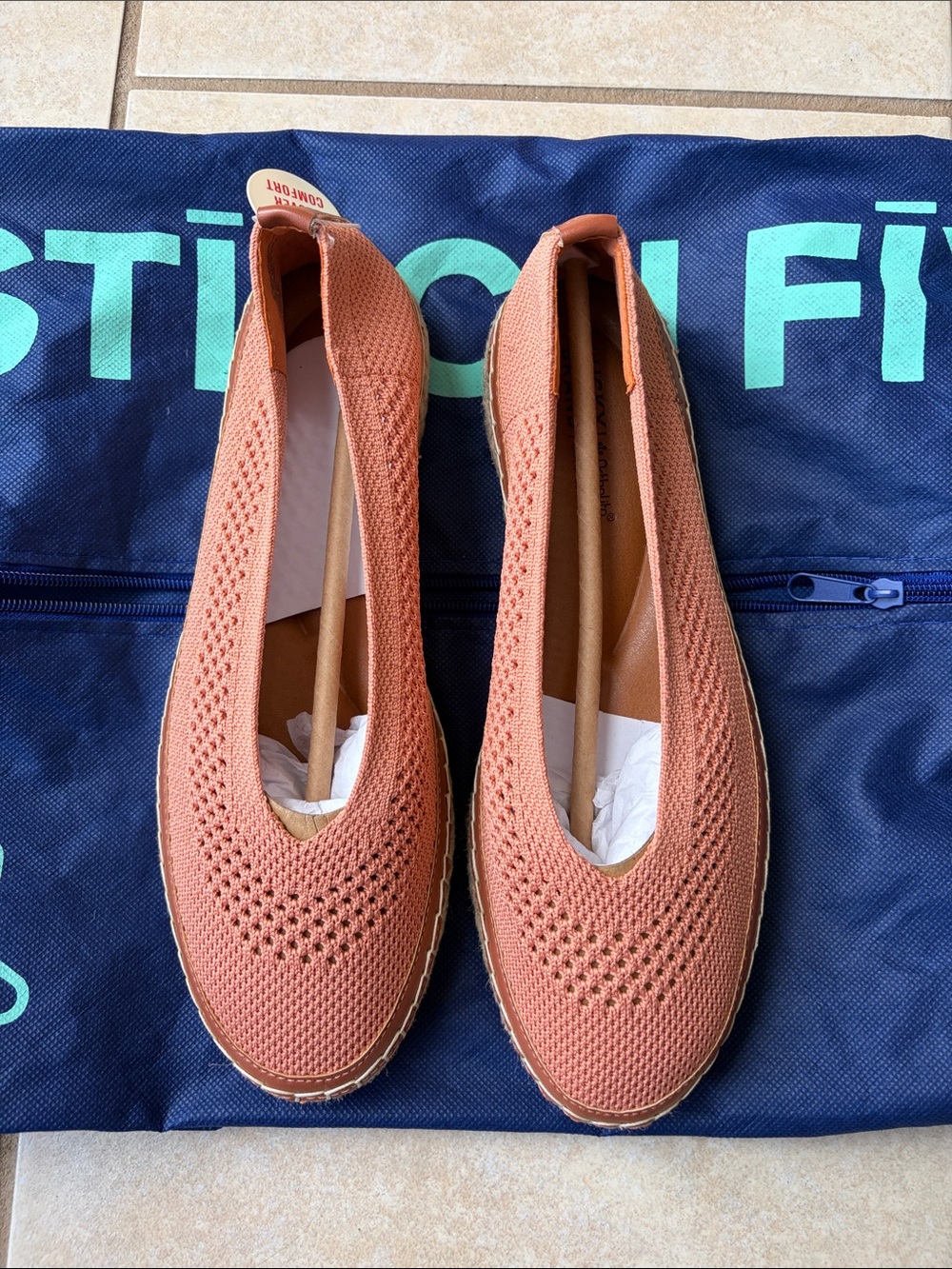 Orena knit Espadrille Flats